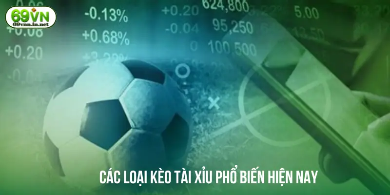 Các loại kèo tài xỉu phổ biến hiện nay